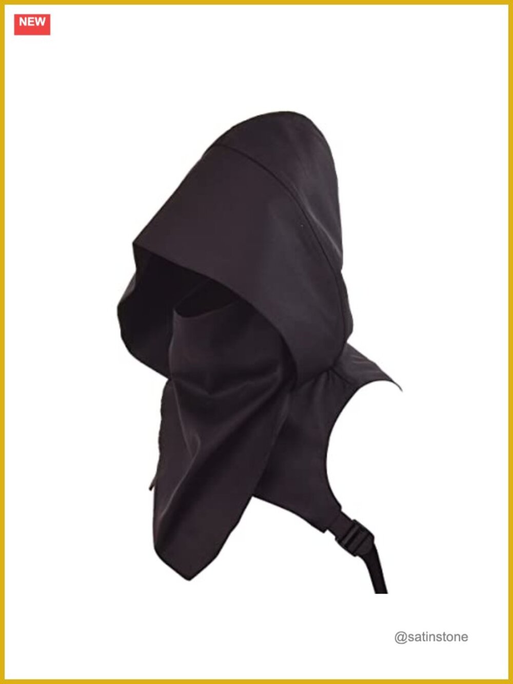 Steampunk Cowl Hat Adjustable Arm Buckle Neck Warmer Hooded Cape Costume